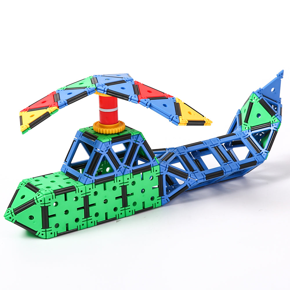 IQ House 175-Piece Building Block Set | Kids DIY STEM Construction Educational Toy