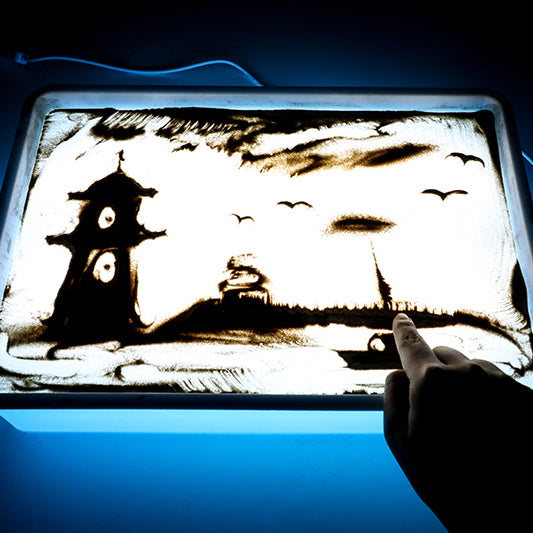 Sensory Magic Sand Set LED Light Box | Kids Sensory Play Tray