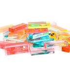 Acrylic Stacking Blocks 36 Pcs | Montessori Sensory Building Toy for Kids