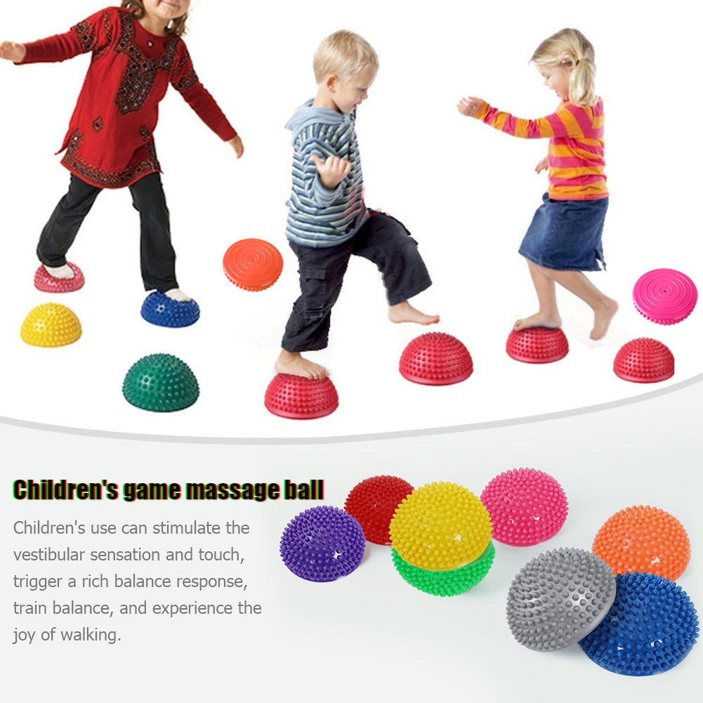 Sensory Balance Pods 8 PCS Set | Kids Wobble Balance Cushions for Motor Skills Training
