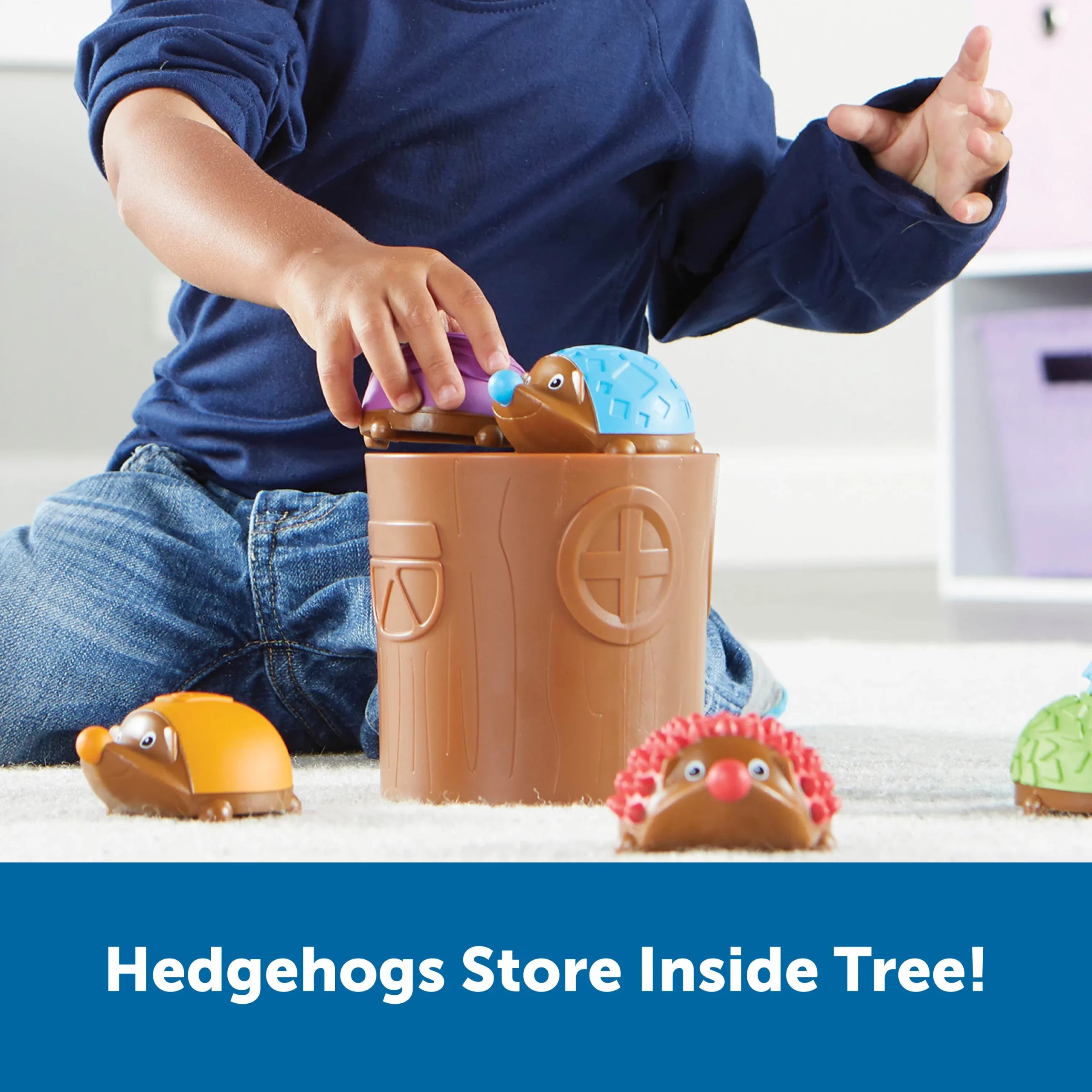 Spike Fine Motor Hedgehog Sensory Tree House | Kids Sensory Learning Toy Set