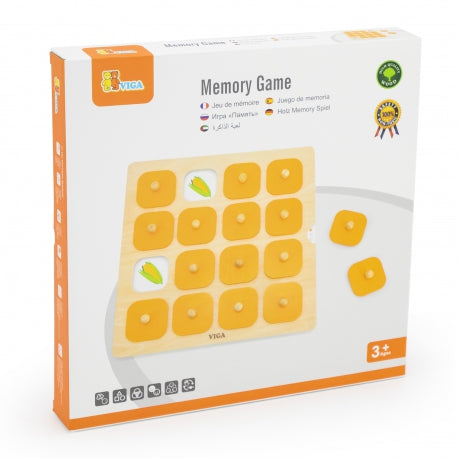 Wooden Memory Game Kids | Educational Matching & Concentration Toy