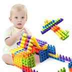 Interconnecting Bullets Stacking Blocks 105 Pcs | Kids Montessori STEM Building Toy Set