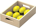 Fruit & Vegetable 10 Box Crate Set | Wooden Pretend Play Food Toy for Kids