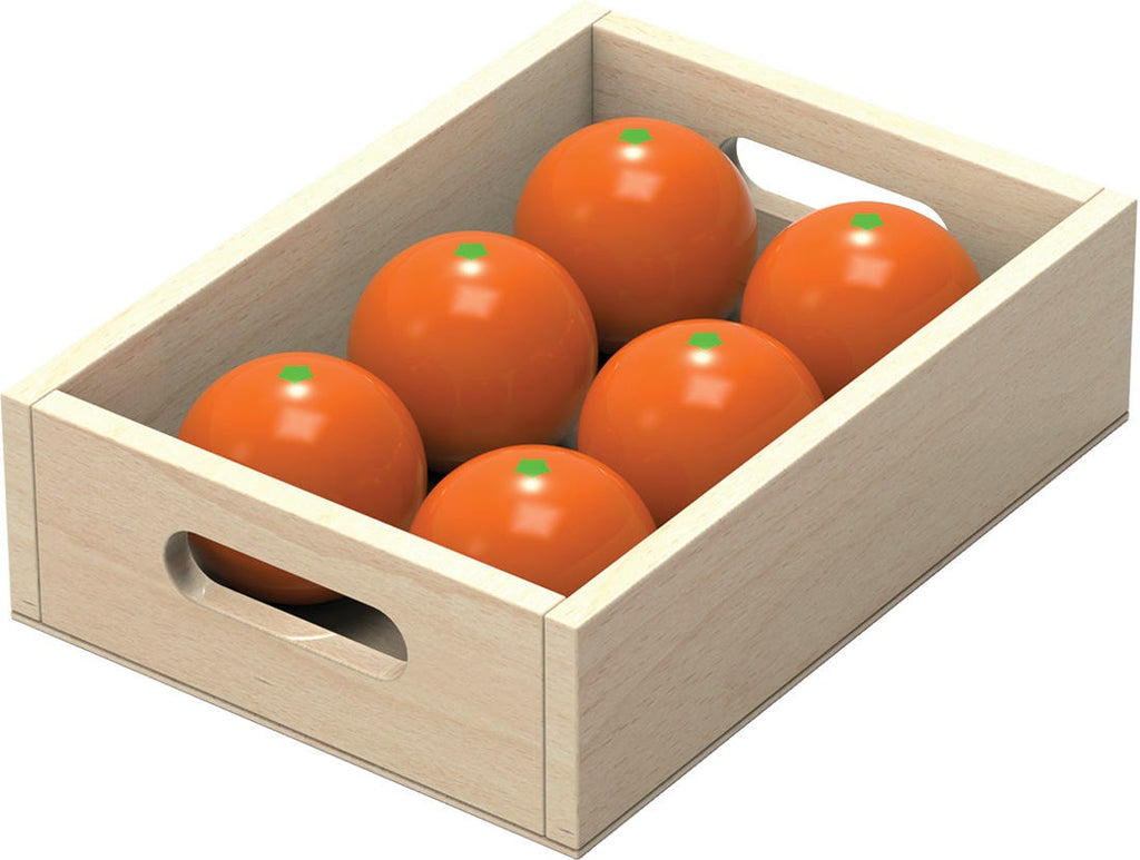 Fruit & Vegetable 10 Box Crate Set | Wooden Pretend Play Food Toy for Kids