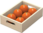 Fruit & Vegetable 10 Box Crate Set | Wooden Pretend Play Food Toy for Kids