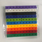 2cm Linking Cubes 100 Pcs | Kids 3D STEM Building Blocks Educational Toy Set
