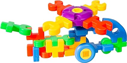 Think Fast Toys 90 Pcs STEM Automobile Engineering Set | Kids Construction Learning Toy
