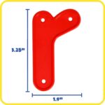 Capital Letter, Numbers and Shape Multicolour