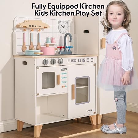 Wooden Kitchen Set for Kids Play | Pretend to Play