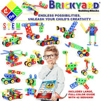 Brick Yard Building Block STEM 301 Pcs | Educational Engineering Construction Toy Set