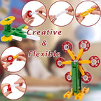 STEM Learning 106 Pieces | Kids Educational Science Building Construction Toy Set