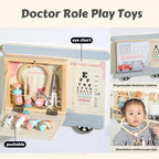 Wooden Sensory Wall Panel Train Activity Busy Board Kids | Montessori STEM Learning Toy