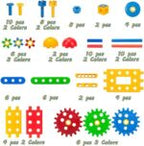 COSSY Engineering Building Blocks 88 Pcs | Kids STEM Construction Educational Toy Set