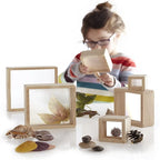 Magnification Blocks Set (6 PCS) | STEM Science Learning Wooden Blocks for Kids (Ages 2+)