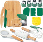 Kids Safe Knife Set for Cooking | Real Kitchen Tools for Children Ages 3–10