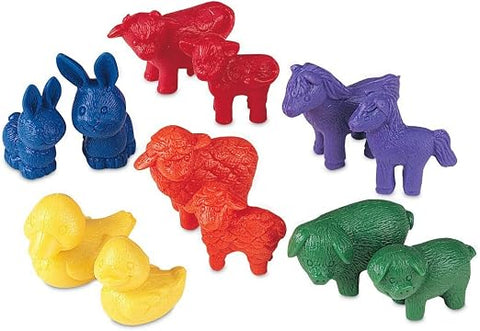 Farm Animals Counters 72 Pcs