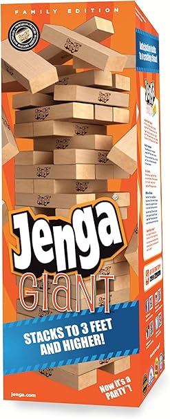 Giant Tumble Tower 3 Feet+ | Wooden Family Stacking Block Game