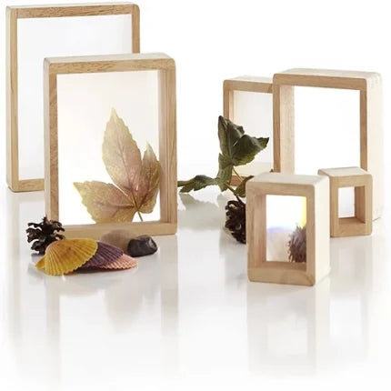 Magnification Blocks Set (6 PCS) | STEM Science Learning Wooden Blocks for Kids (Ages 2+)