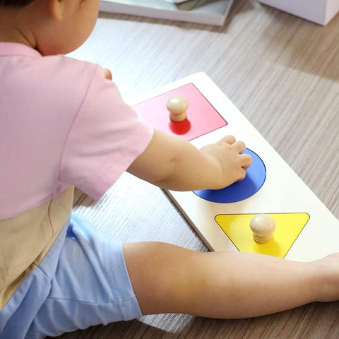Wooden Puzzle - Classic Shape-Sorting for Preschoolers