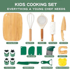 Kids Safe Knife Set for Cooking | Real Kitchen Tools for Children Ages 3–10