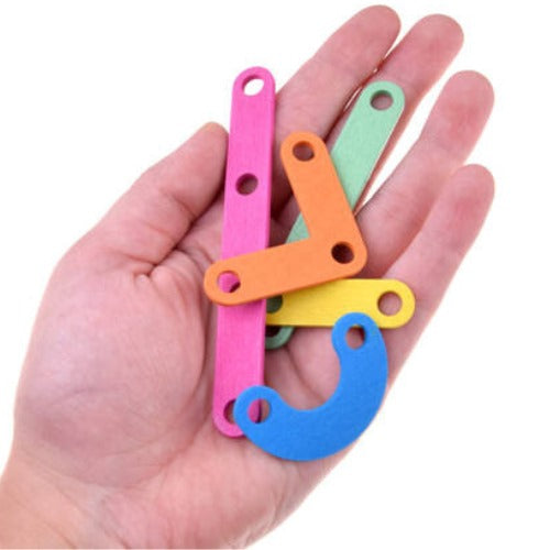 Large Nail Board Puzzle | Kids 2-in-1 Wooden Pattern Drawing Learning Toy