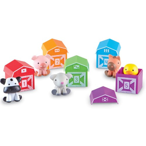 Peekaboo Learning Farm Toy Set | Kids Counting & Color Sorting Educational Play