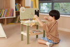 Wooden Tool Bench for Kids | Pretend Play Workbench Set with Tools &amp; Accessories