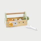 Wooden Tool Kit Polarb 17PCS | Kids Pretend Play DIY Toolbox Set