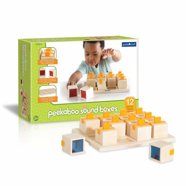 Sound Box Peekaboo Game | Kids Audio Matching STEM Educational Toy Set
