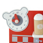 Table Top Wooden Kitchen Set with Accessories | Kids Pretend Play Cooking Toy Age 3+