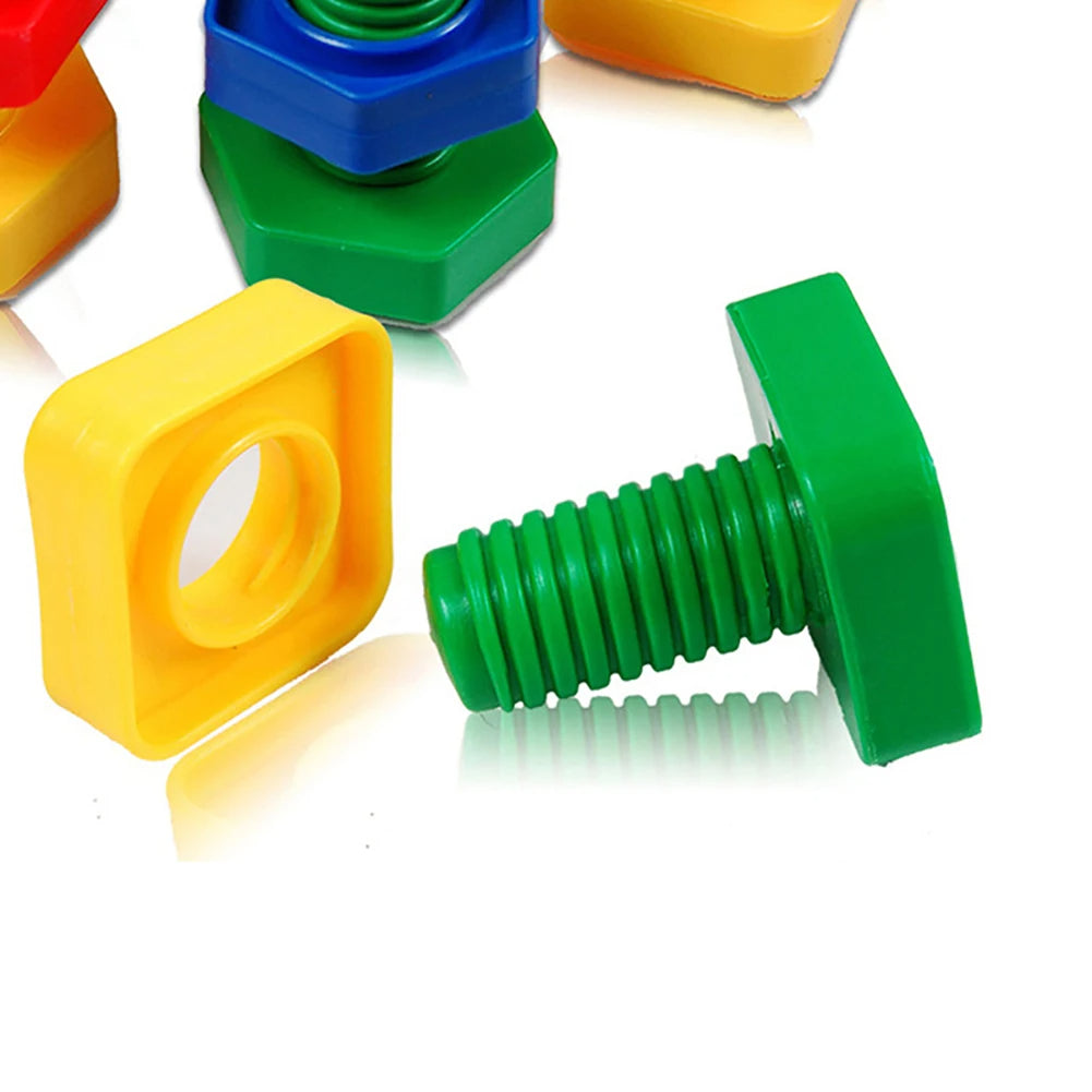 Nuts &amp; Bolts 50 Pcs | STEM Learning Construction Toy for Kids