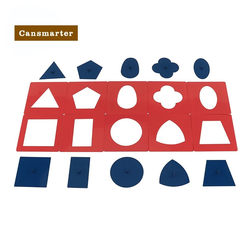 Metal Fraction Board Montessori Learning Toy | Kids Math Fractions Educational Set
