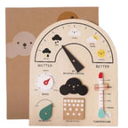 My Weather Clock | Kids Wooden Learning Clock & Weather Educational Toy