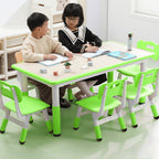 Multipurpose Adjustable Kids Table | Wooden Activity Study & Drawing Table for Ages 5–7