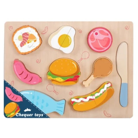 Wooden Puzzles Set of 6 | Kids Educational Hand-Eye Coordination Puzzle Toy
