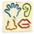 Eye Nose Ear & Lips Slide Wall Toy | Kids Wooden Sensory Coordination Activity Board