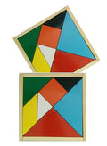Tangram Blocks Wooden 9 Pcs | Educational Puzzle Toy for Kids
