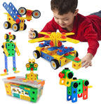 Construction Engineering 85 Pcs Building Blocks | Kids STEM Nuts & Bolts Toy Set
