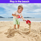 Giant Wooden Handle Sand Shovel | Kids Outdoor Beach & Sandbox Toy