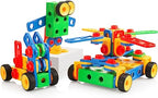 Construction Engineering 85 Pcs Building Blocks | Kids STEM Nuts & Bolts Toy Set