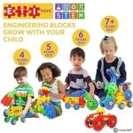 COSSY Engineering Building Blocks 88 Pcs | Kids STEM Construction Educational Toy Set