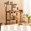 Wooden Outdoor Mud Kitchen for Kids | Pretend Play Garden Cooking Toy Set
