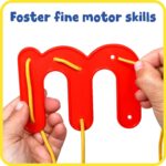 Capital Letter, Numbers and Shape Multicolour