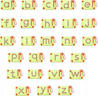 Magnetic Writing Boards Lowercase Letters | Tracing Alphabet Learning Toy for Kids