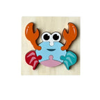 Wooden Puzzles Martin Set of 12 | Kids Educational Animal & Vehicle Puzzle Toy