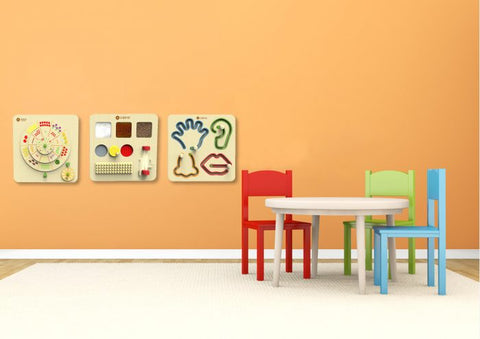 Eye Nose Ear & Lips Slide Wall Toy