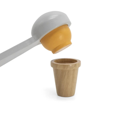 Jumbo Mobile Ice Cream Cart | Wooden Pretend Play Ice Cream Stand for Kids