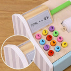 My Cash Register Toy for Kids | Pretend Play Supermarket Checkout Set with Scanner & Calculator