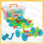 Transparent Water Pipe Building Blocks 48 Pcs | Kids Montessori STEM Construction Toy